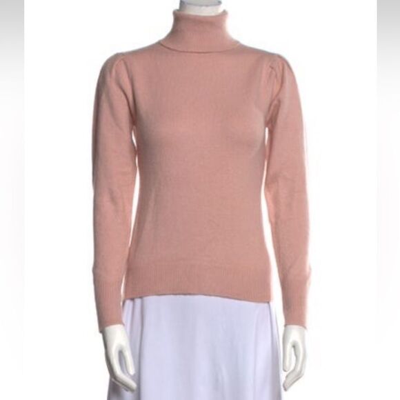 Rachel parcell wool knit pink turtleneck size xs - Picture 1 of 4
